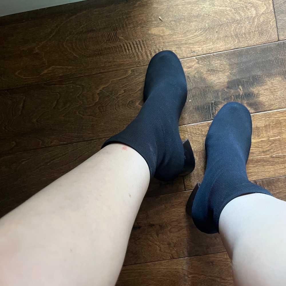 Celine knit ankle boots